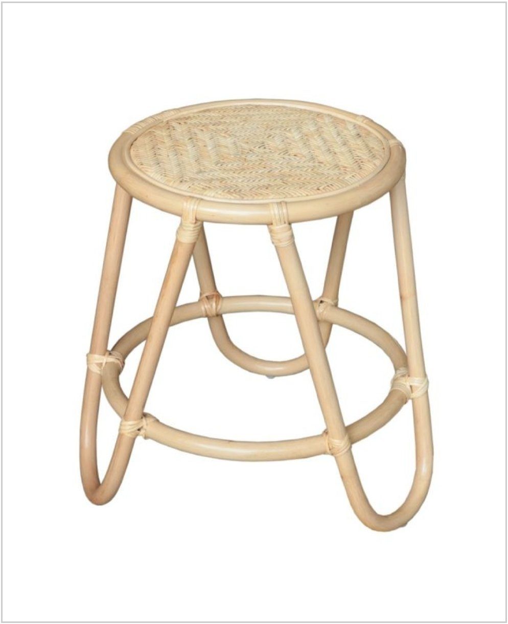 Lubna Rattan Side Table in  Natural