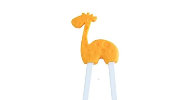 Happy Giraffe Training Chopstick in Yellow (Buy 1 Get 1 Free Sale)