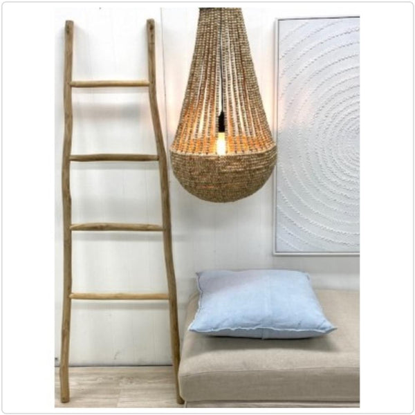 Anisa Teak Wood Decorative Ladder