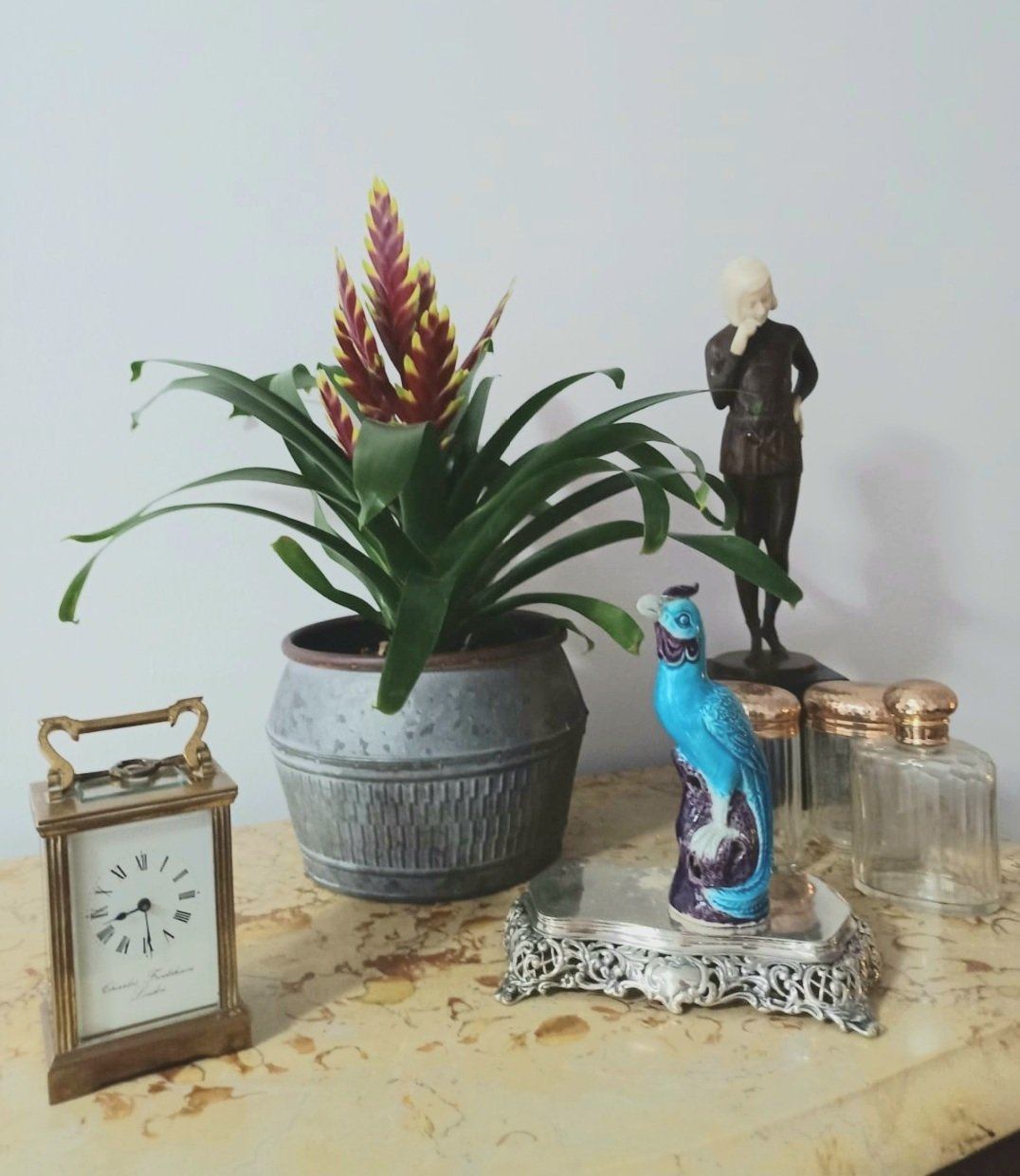 Hana Small Antique Finish Zinc Pot - Buy 1 Get 1 Free Sale