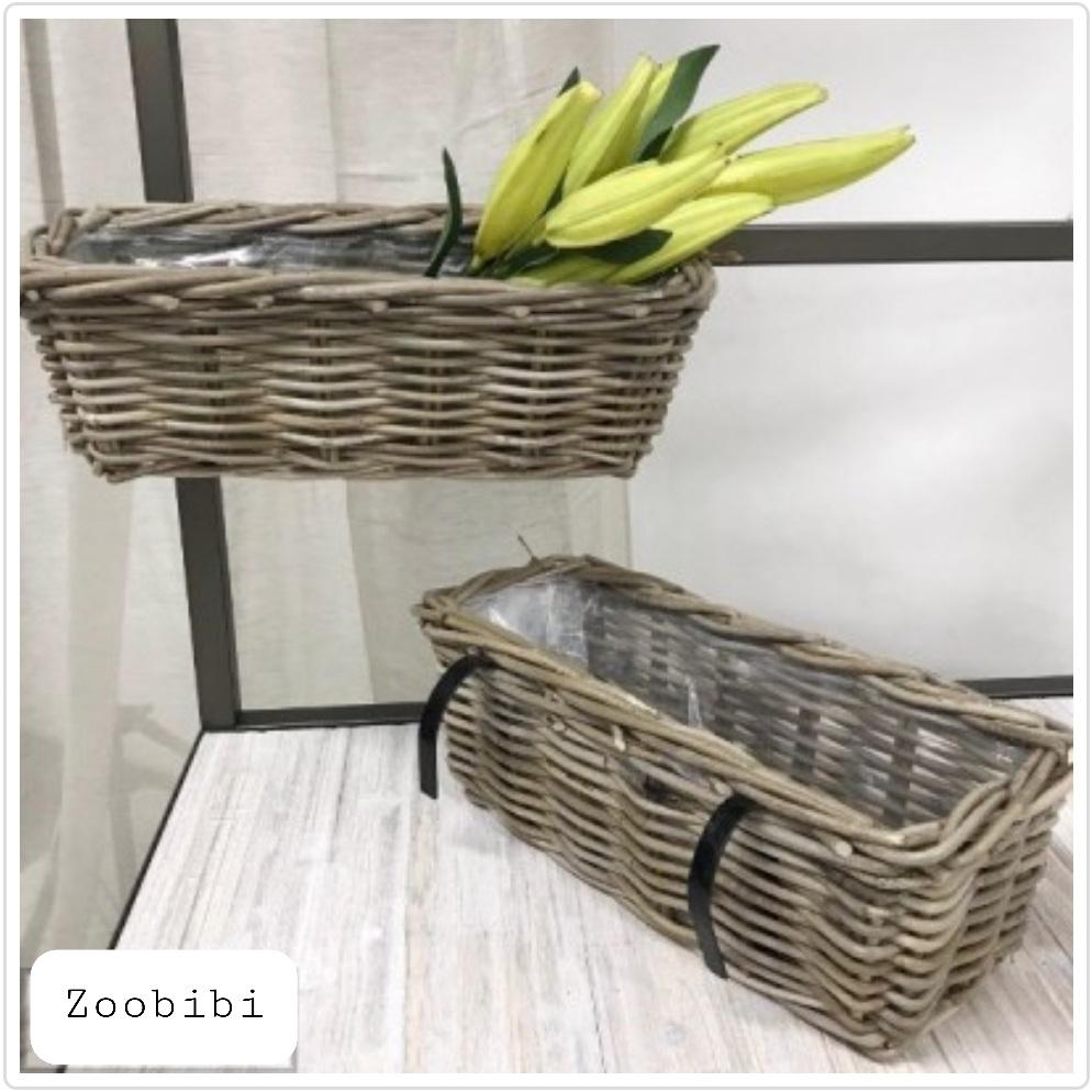 Zale Woven Balcony Planter