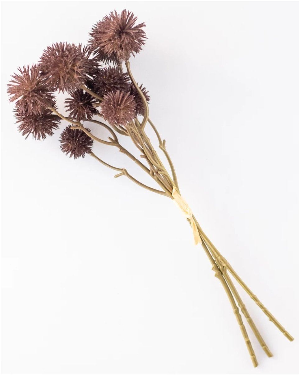 Craspedia Faux Bundle in Brown 30cm (Sale 39% Off)
