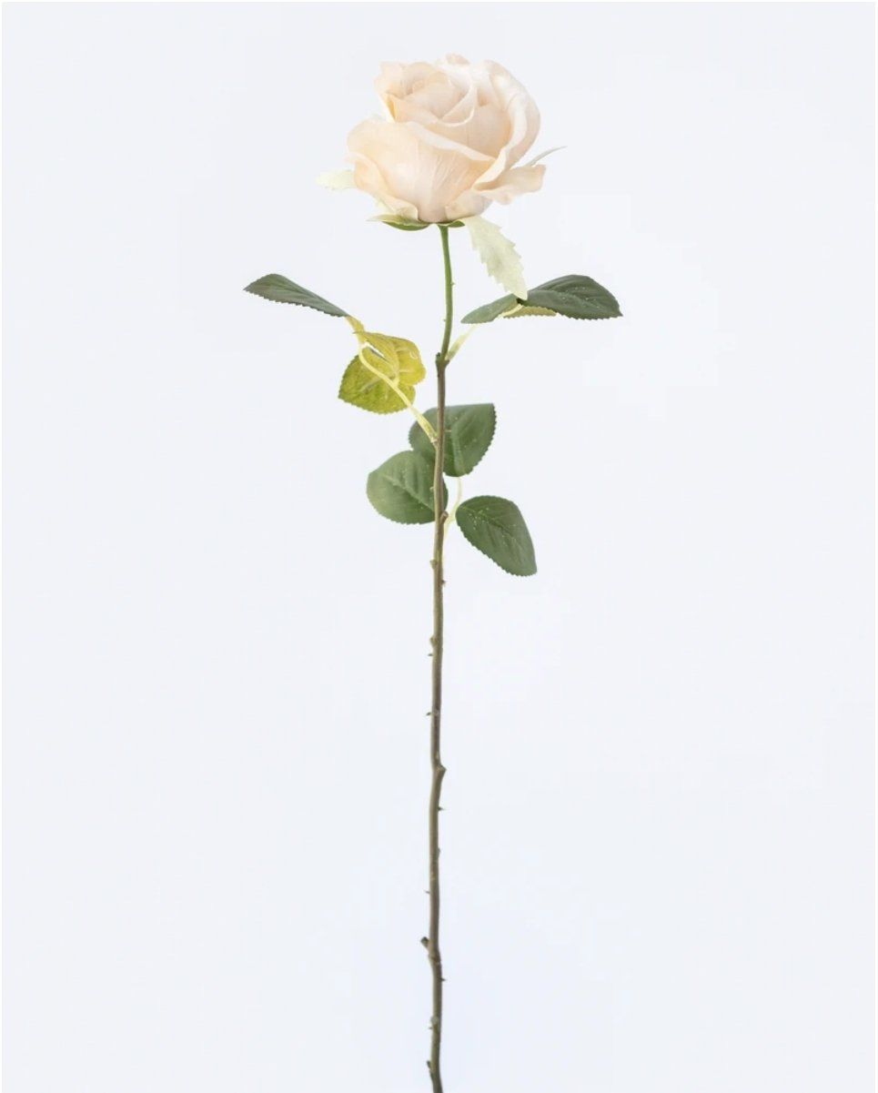 Rosebud Spray in Light Coffee - 50cm