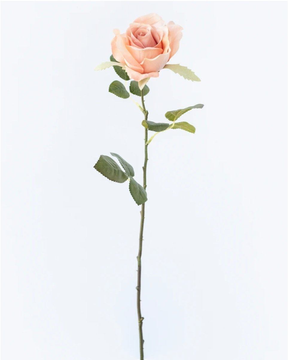 Rosebud Artificial Spray in Pink - 50cm