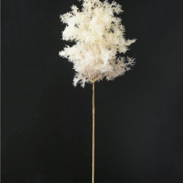 Coral Grass Spray in White 88cm