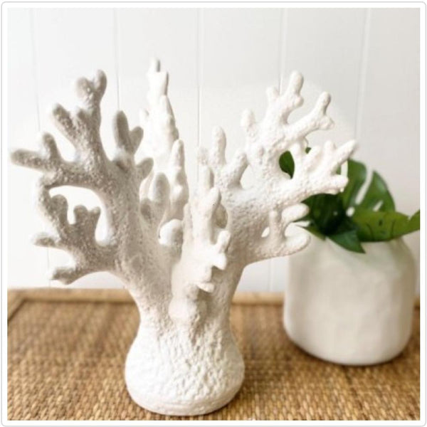 Decorative Coral in White