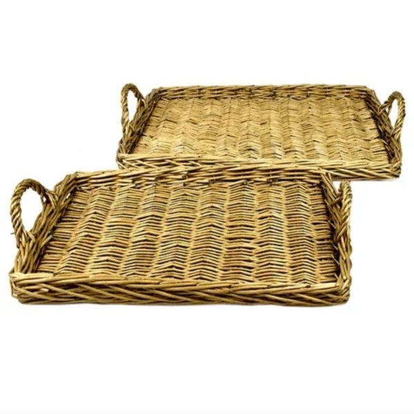 Athena Large Willow Tray W/ Handles Natural (Save 35%)