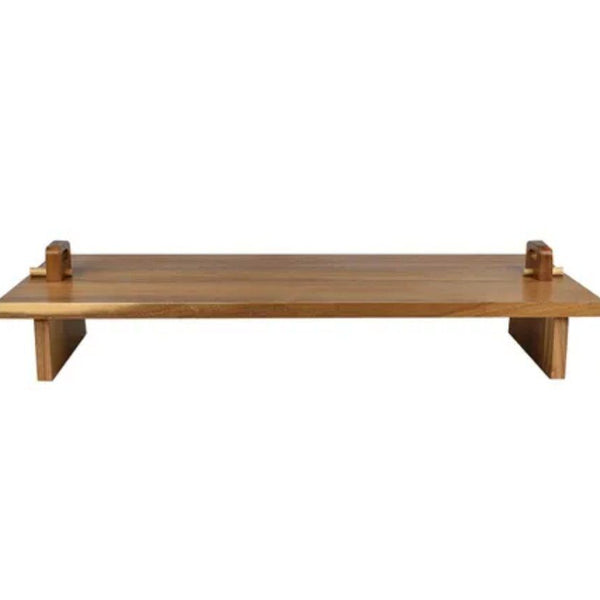 Acacia XL Wood Rectangular Board W/ Stand - 70 x 28cm
