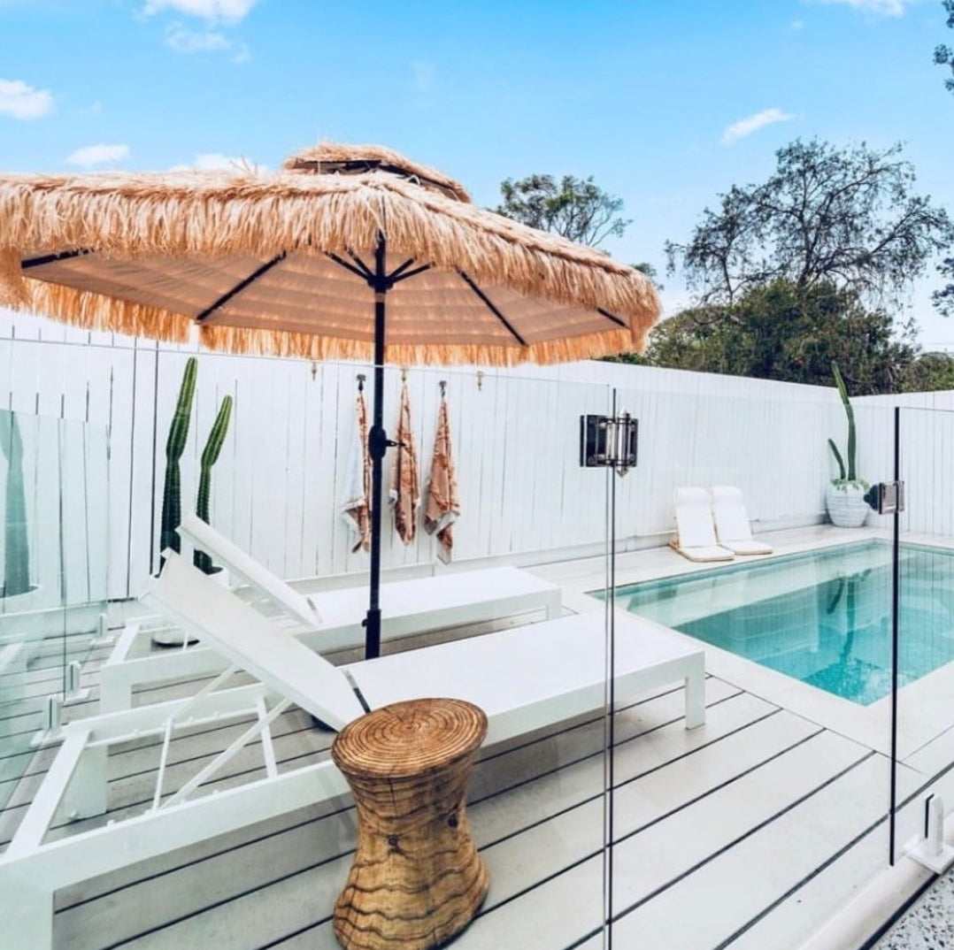 Majorca Outdoor Sun Lounge in White