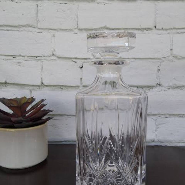 Glass Whiskey Decanter W/ Glass Lid (Save 80%)