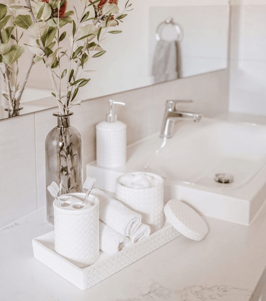 Judd Ceramic Liquid Soap Dispenser in White (Save 50%)