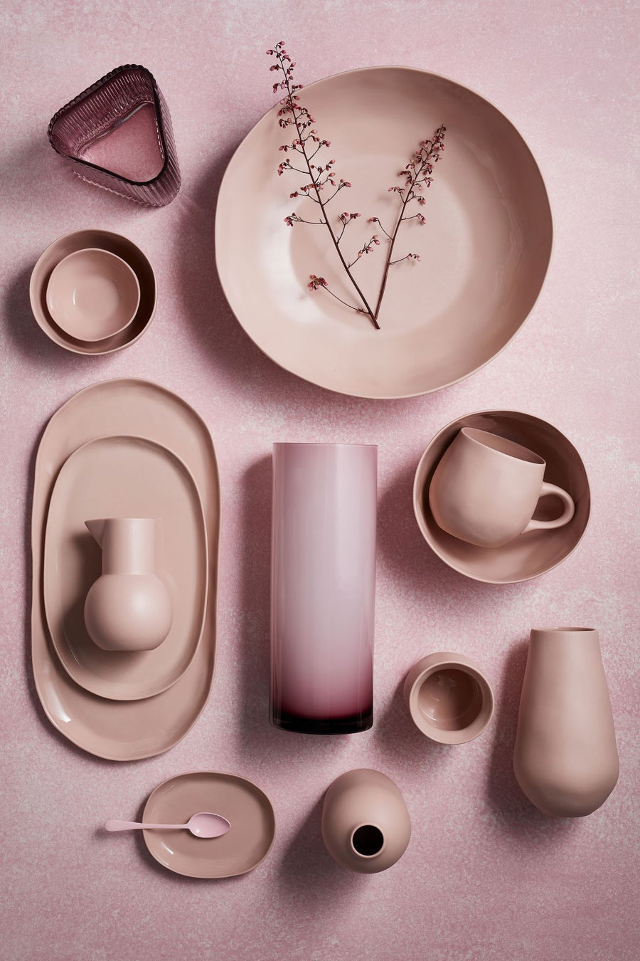Cloud Oval Plate - Icy Pink 12cm