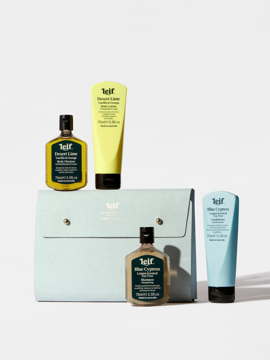 Leif Travel Essentials: Desert Lime Gift Pack