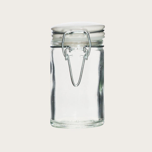 Julia Spice Jar W/ White Ceramic Clip Lid (Save 50%)