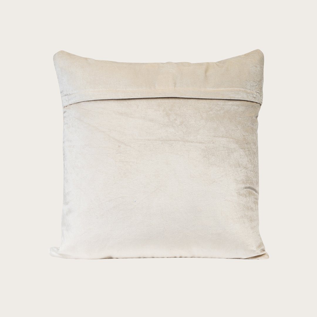 Taj Velvet Cushion in Champagne - Buy 1 Get 1 Free Sale