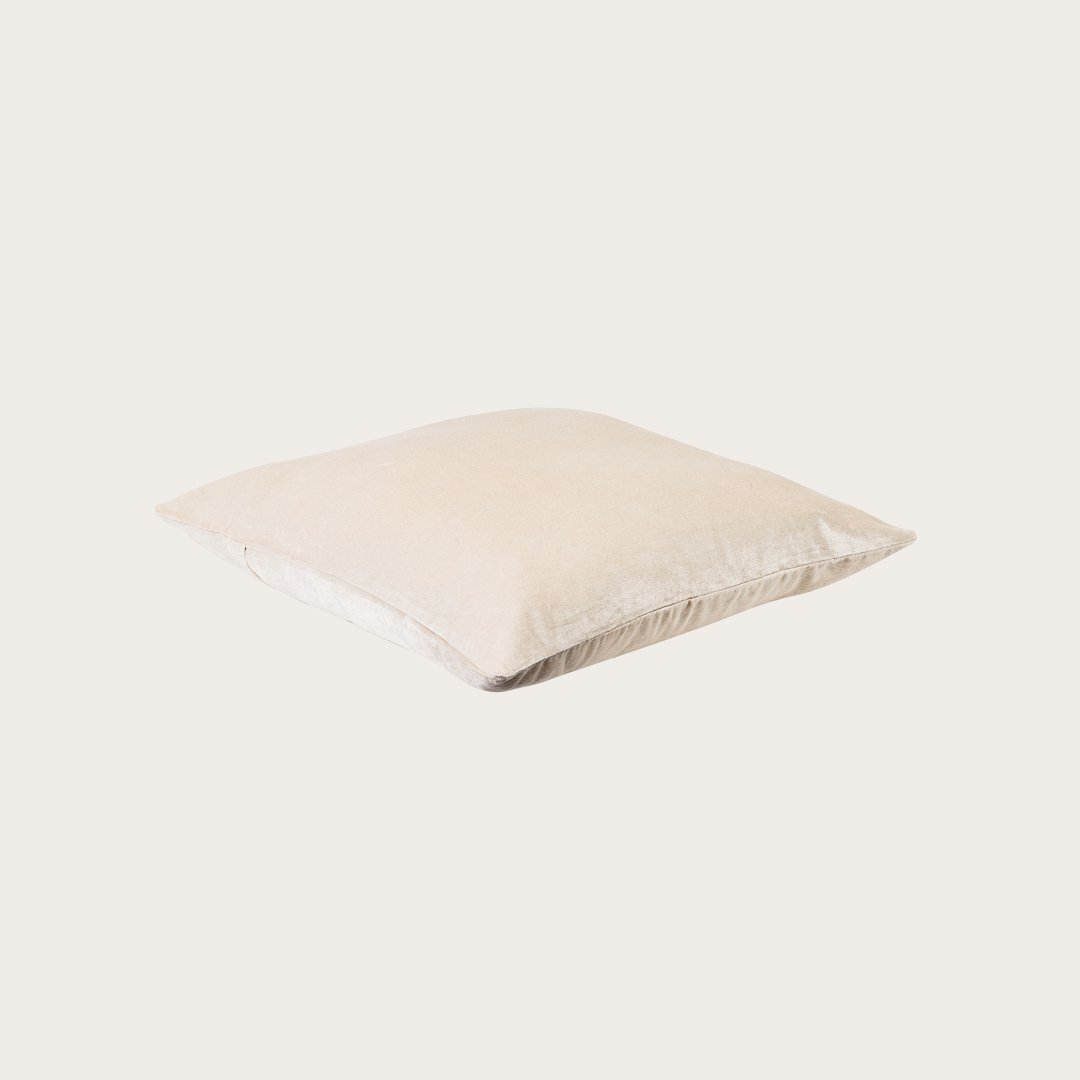 Taj Velvet Cushion in Champagne - Buy 1 Get 1 Free Sale