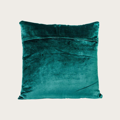 Taj Velvet Cushion in Green - Buy 1 Get 1 Free Sale