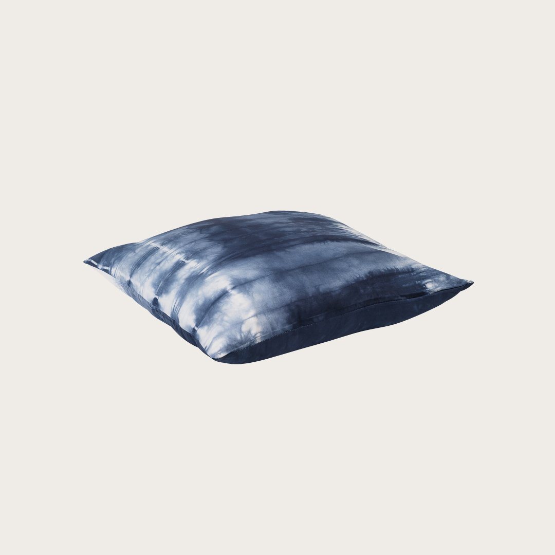 Amer Dip Dye Cotton Cushion in Blue - Buy 1 Get 1 Free Sale