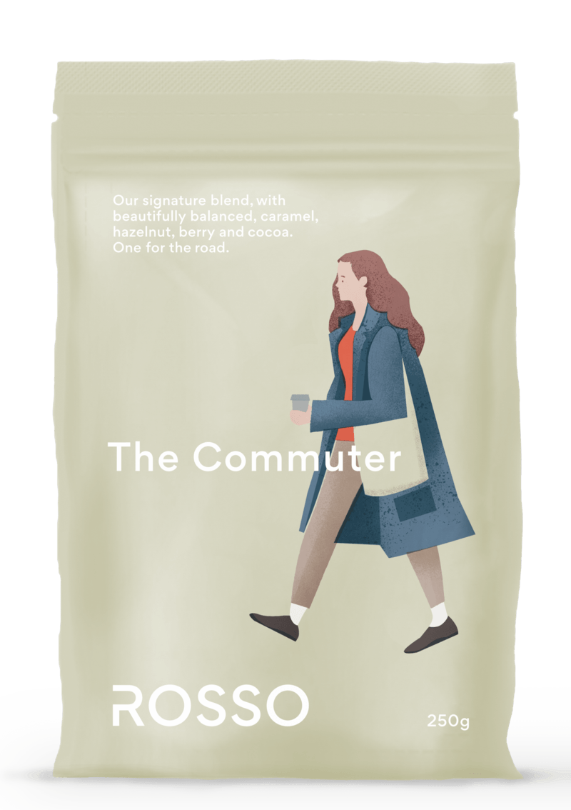 Rosso The Commuter Signature Blend Beans - 1kg