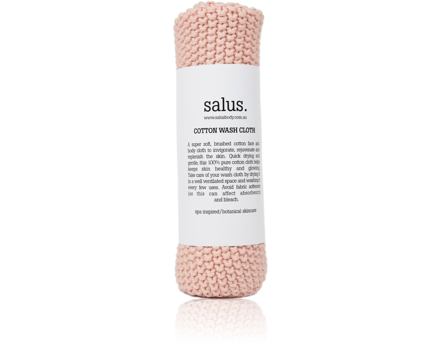 Salus Cotton Wash Cloth in Pink