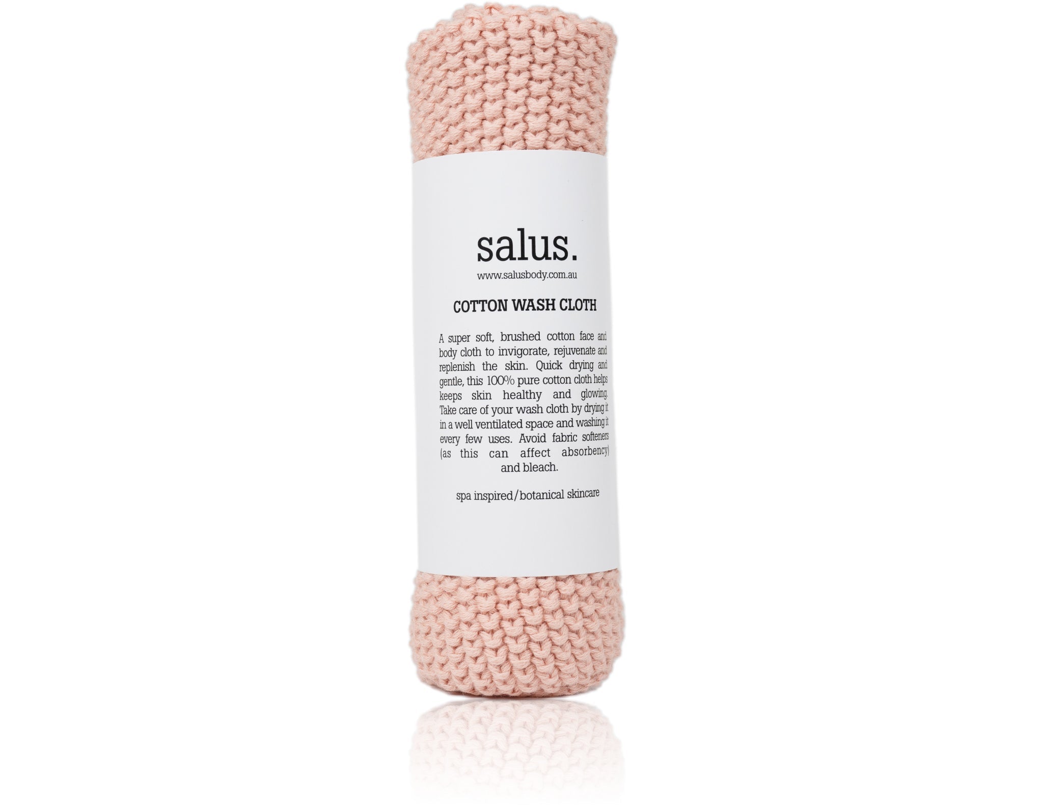 Salus Cotton Wash Cloth in Pink