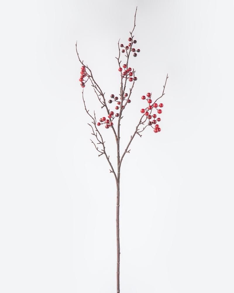 Berry Artificial Spray in Red 92cm