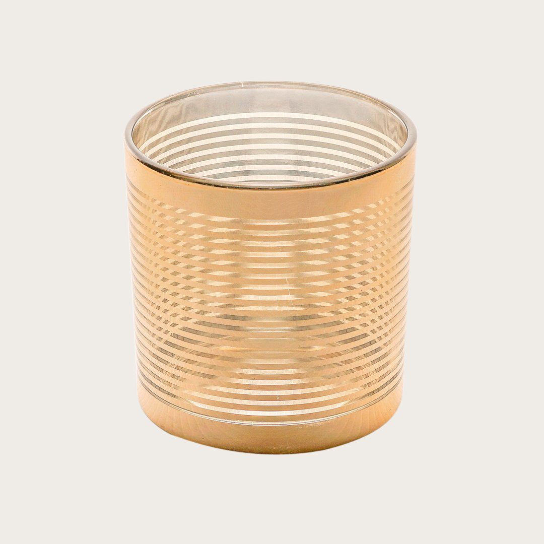 Milagros Medium Candleholder in Metallic Gold - Buy 1 Get 1 Free Sale