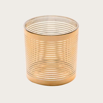 Milagros Medium Candleholder in Metallic Gold - Buy 1 Get 1 Free Sale