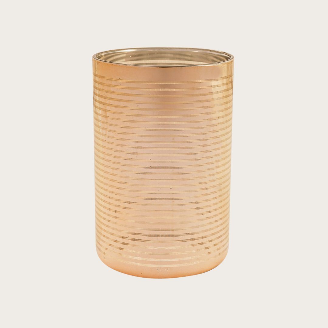 Milagros Large Candleholder in Metallic Gold - Buy 1 Get 1 Free Sale
