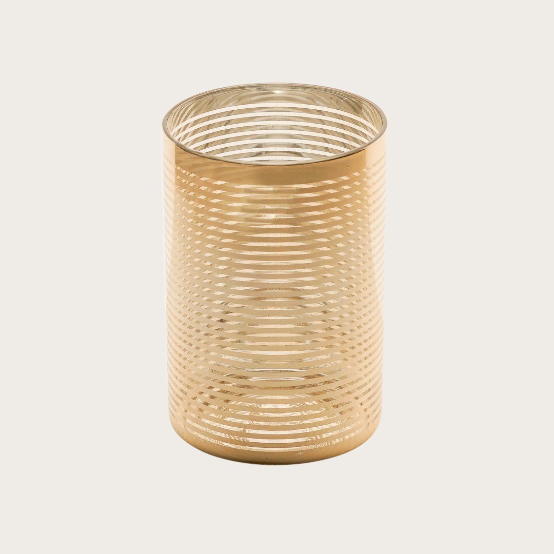 Milagros Large Candleholder in Metallic Gold - Buy 1 Get 1 Free Sale