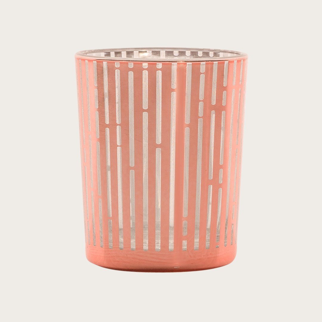 Maya Large Glass Candleholder in Rose Gold - Buy 1 Get 1 Free Sale