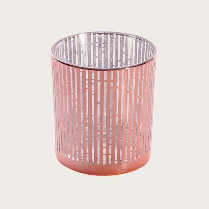 Maya Small Glass Candleholder in Rose Gold - Buy 1 Get 1 Free Sale