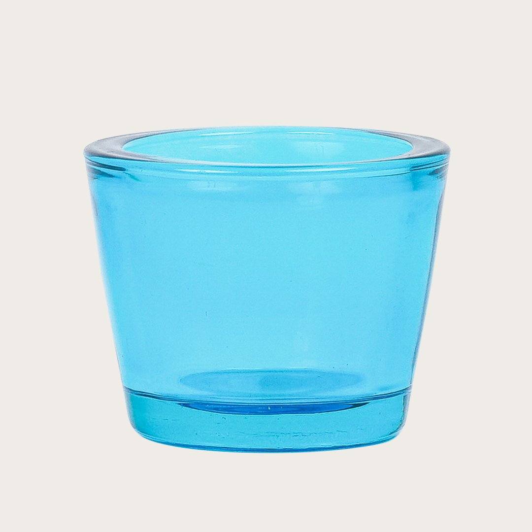 Elise Glass Candle Holders in Aqua - Buy 1 Get 1 Free Sale
