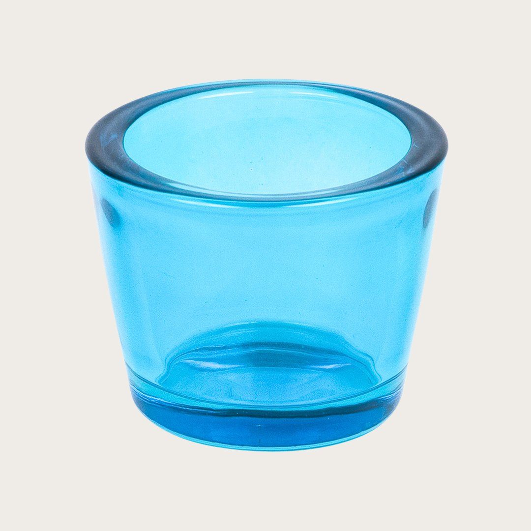 Elise Glass Candle Holders in Aqua - Buy 1 Get 1 Free Sale