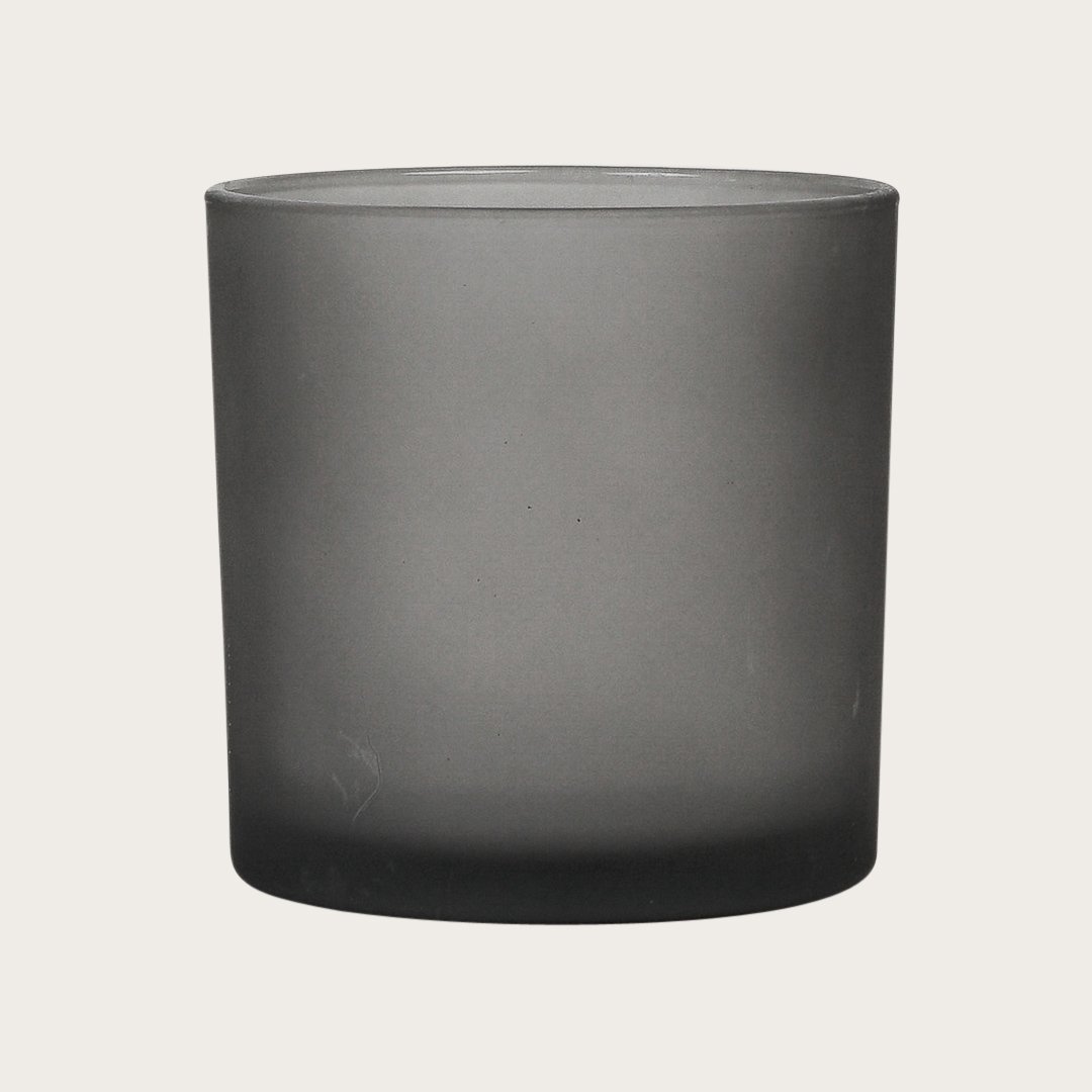 Mila Large Frosted Candle Holders in Grey - Buy 1 Get 1 Free Sale