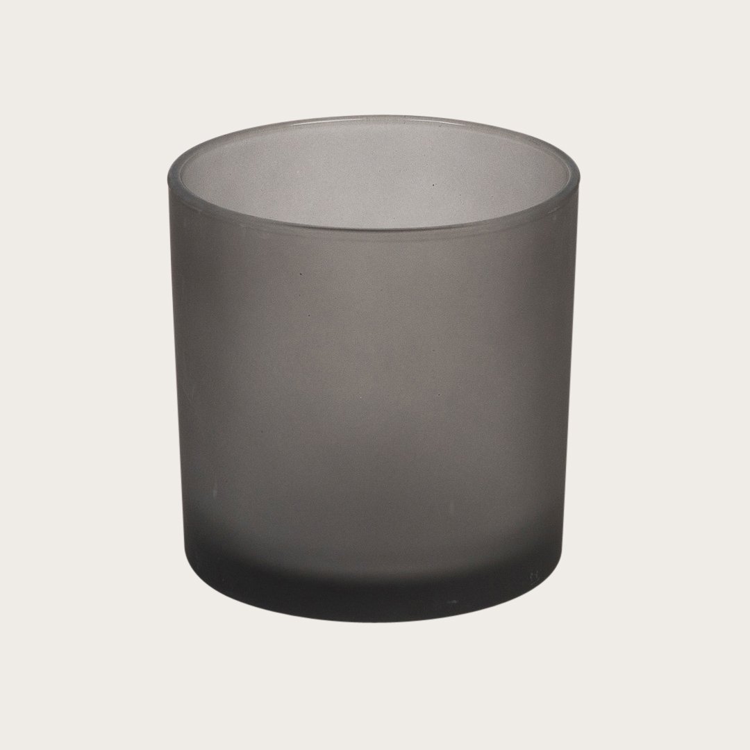 Mila Large Frosted Candle Holders in Grey - Buy 1 Get 1 Free Sale