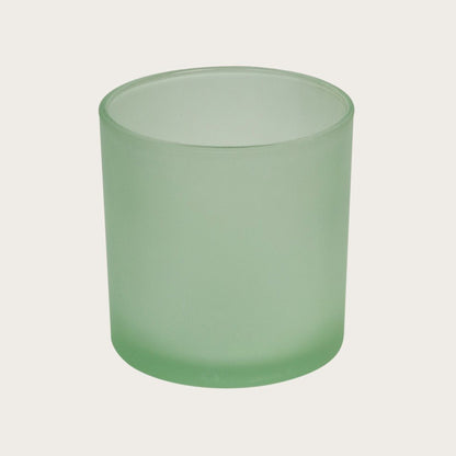 Mila Large Frosted Candle Holders in Green - Buy 1 Get 1 Free Sale