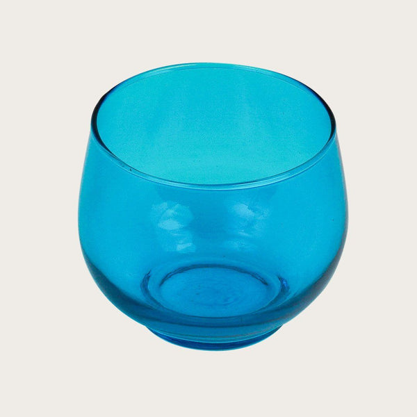 Svana Glass Candle Holder in Aqua (Save 50%)