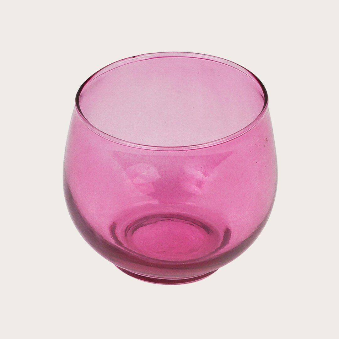 Svana Glass Candle Holder in Pink - Buy 1 Get 1 Free Sale