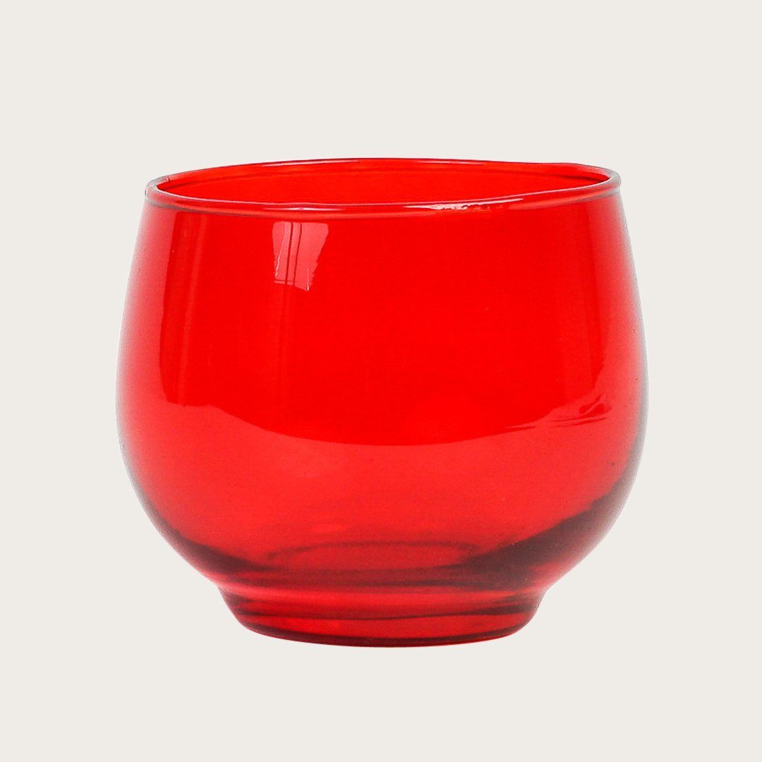 Svana Glass Candle Holder in Red - Buy 1 Get 1 Free Sale