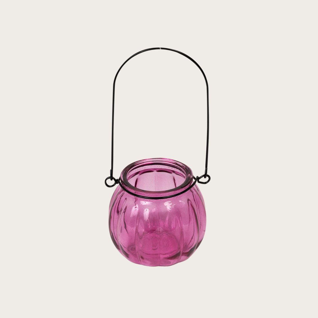 Landon Glass Candle Holders in Pink - Buy 1 Get 1 Free Sale