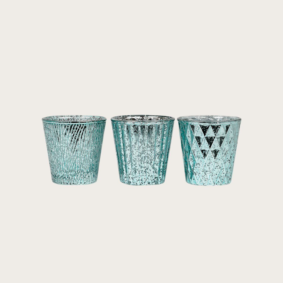 Corazon Bohemian Metallic Glass Candleholder - Buy 1 Get 1 Free Sale