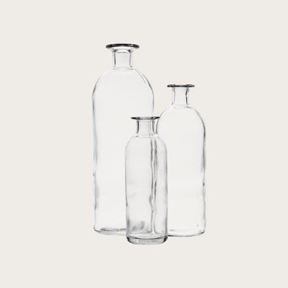 Esme Small Glass Vase in Clear - Buy 1 Get 1 Free Sale