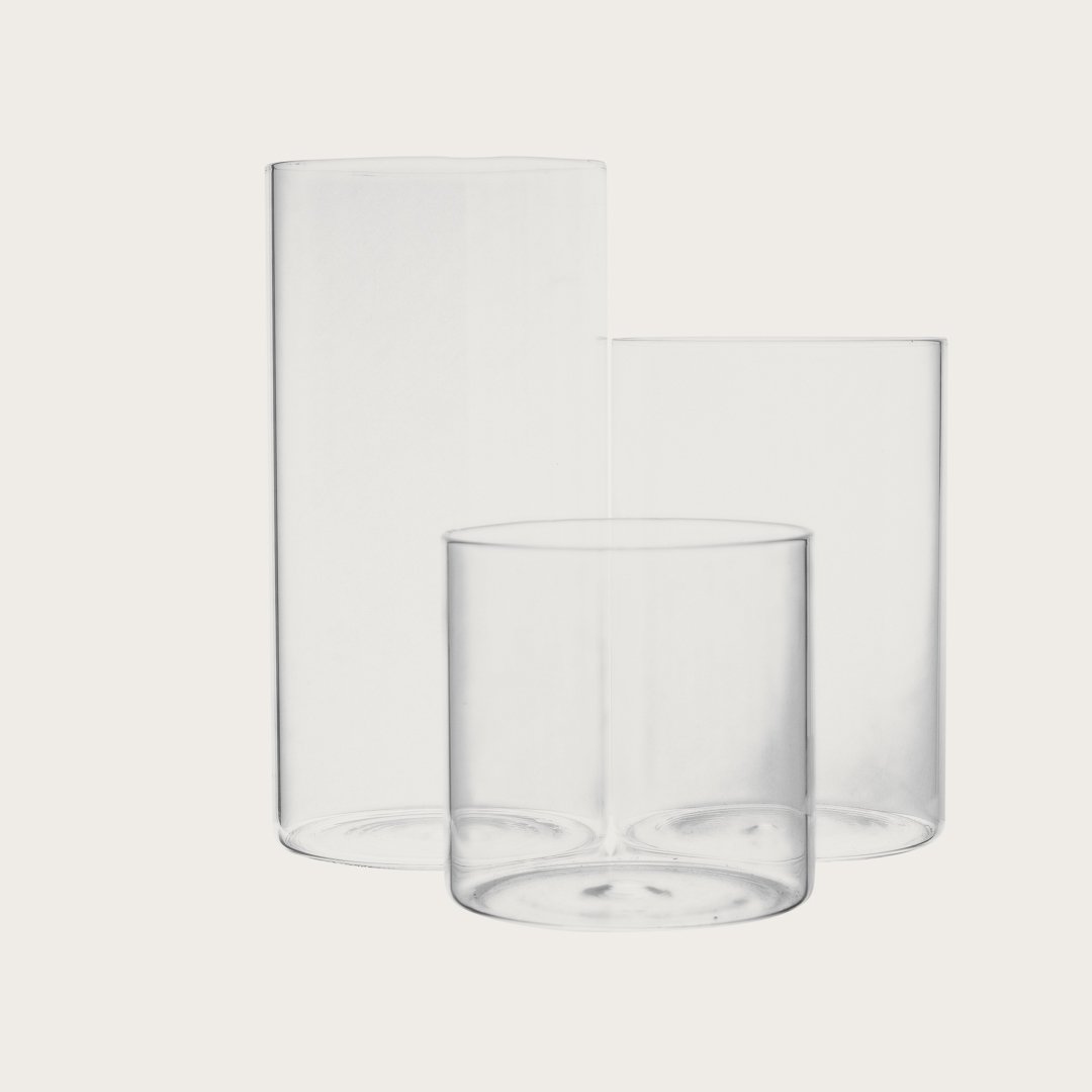Marisol Glass Candle Holder or Vase - Buy 1 Get 1 Free Sale