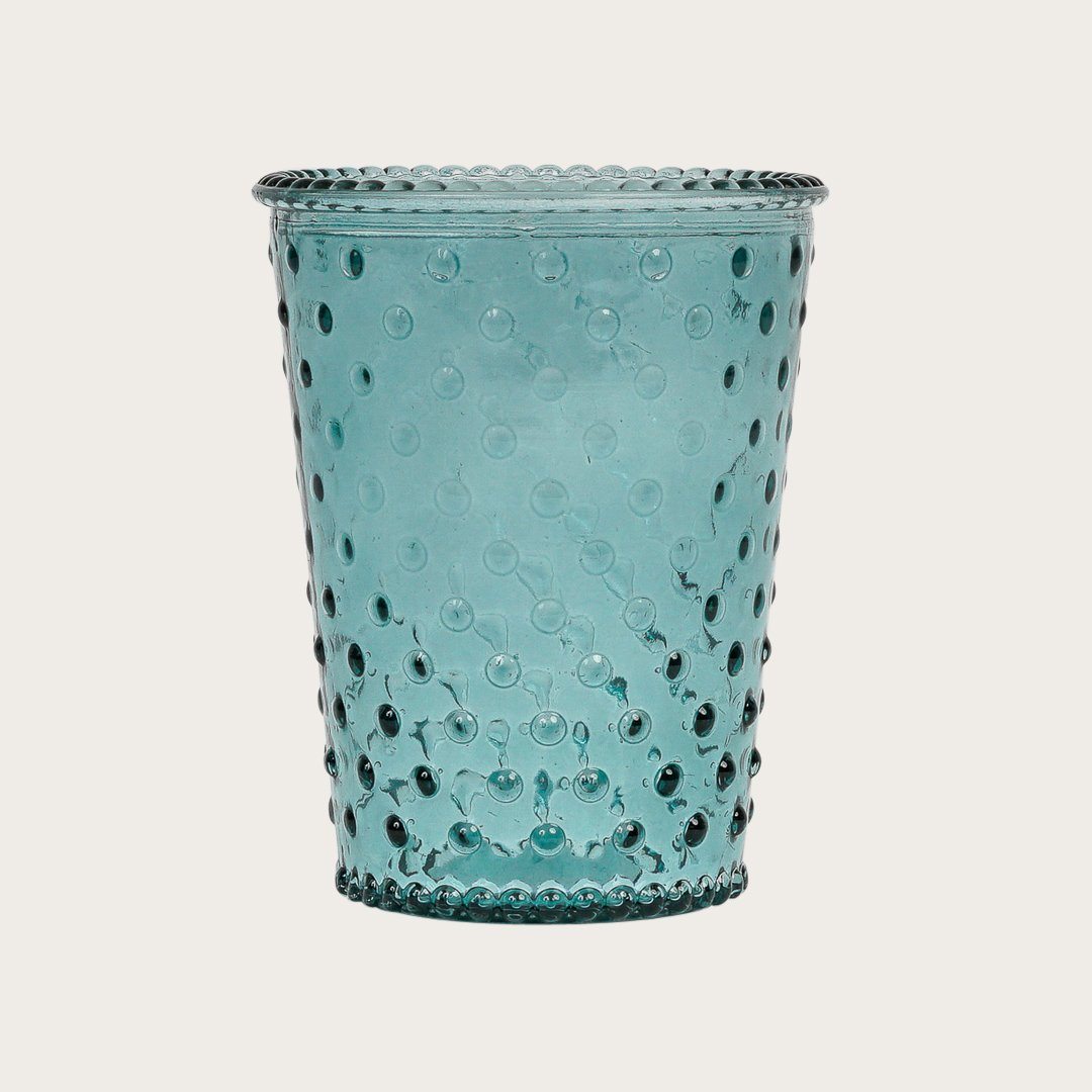 Bowral Large Glass Candle Holder in Turquoise - Buy 1 Get 1 Free Sale