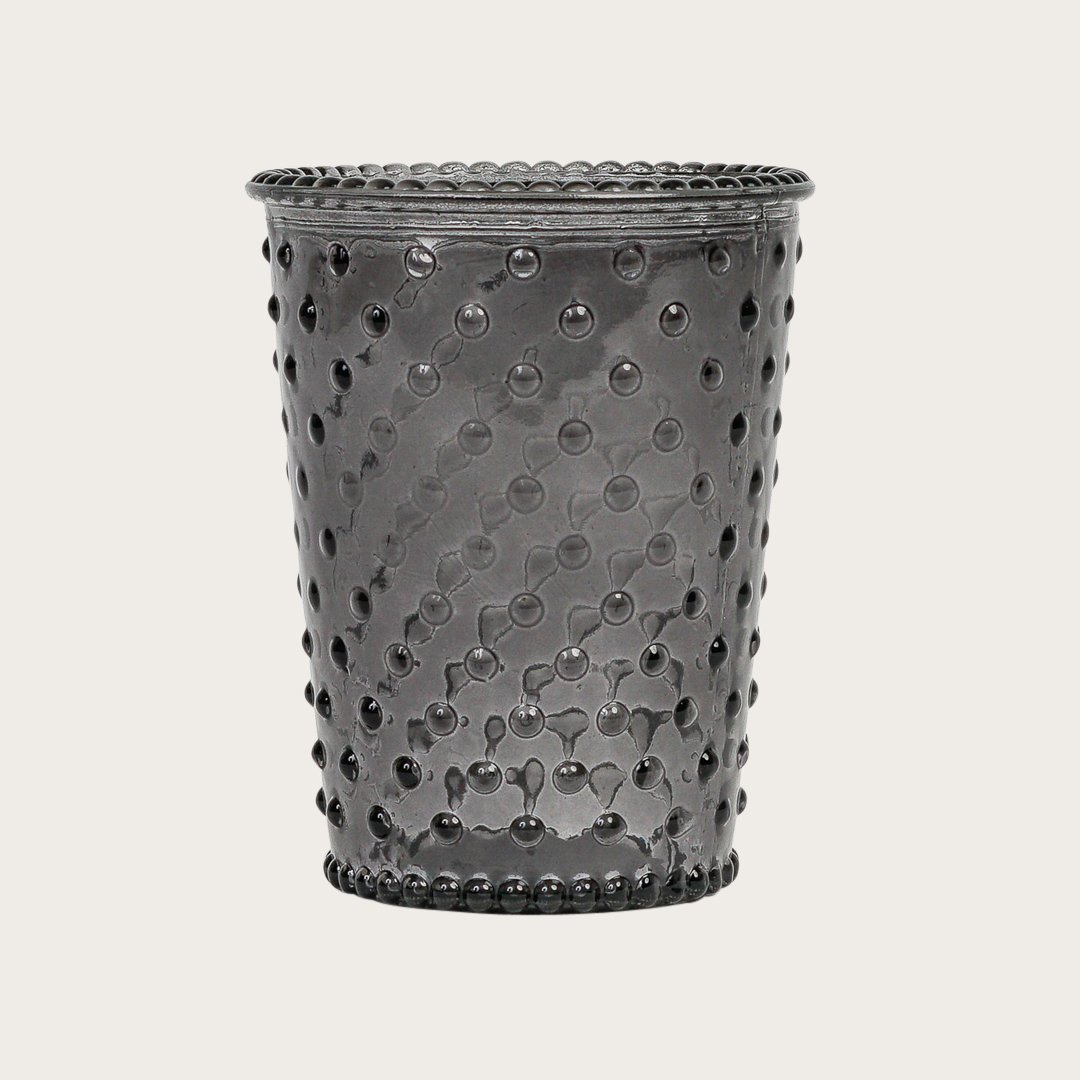 Bowral Large Glass Candle Holder in Grey - Buy 1 Get 1 Free Sale