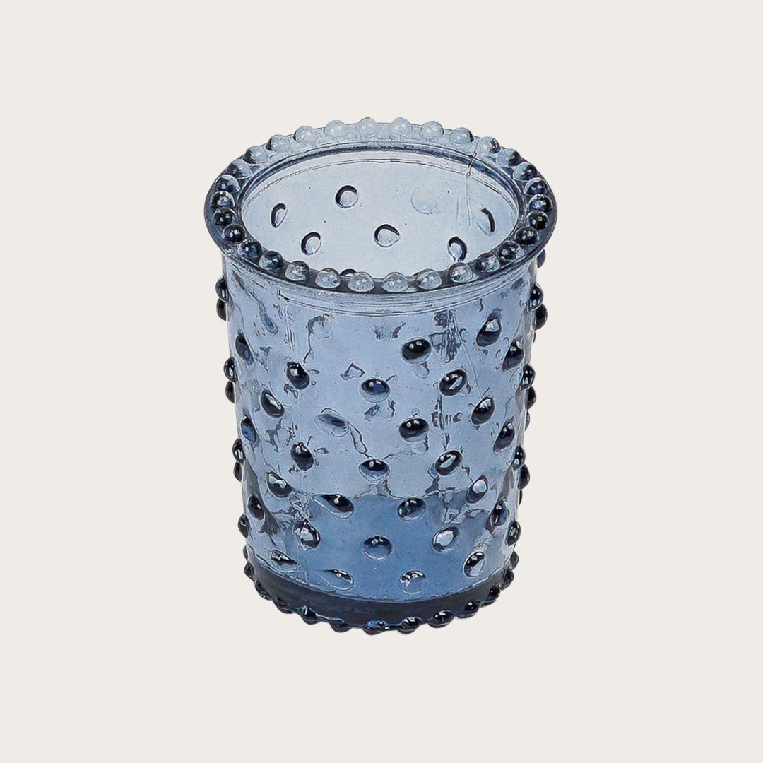Bowral Small Glass Candle Holder in Blue - Buy 1 Get 1 Free Sale