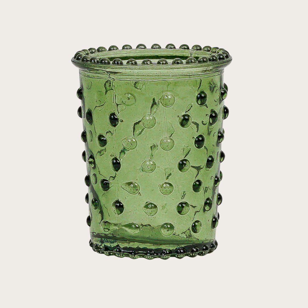 Bowral Small Glass Candle Holder in Green - Buy 1 Get 1 Free Sale