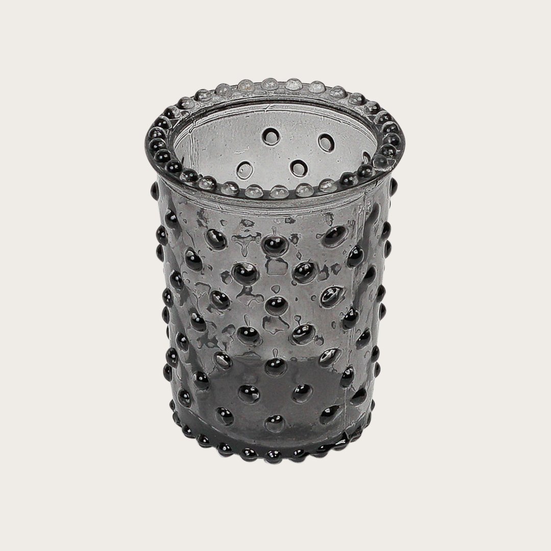 Bowral Small Glass Candle Holder in Grey - Buy 1 Get 1 Free Sale