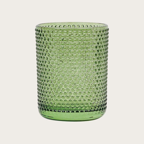 Amelia Textured Candleholder in Green - Large (Save 53%)